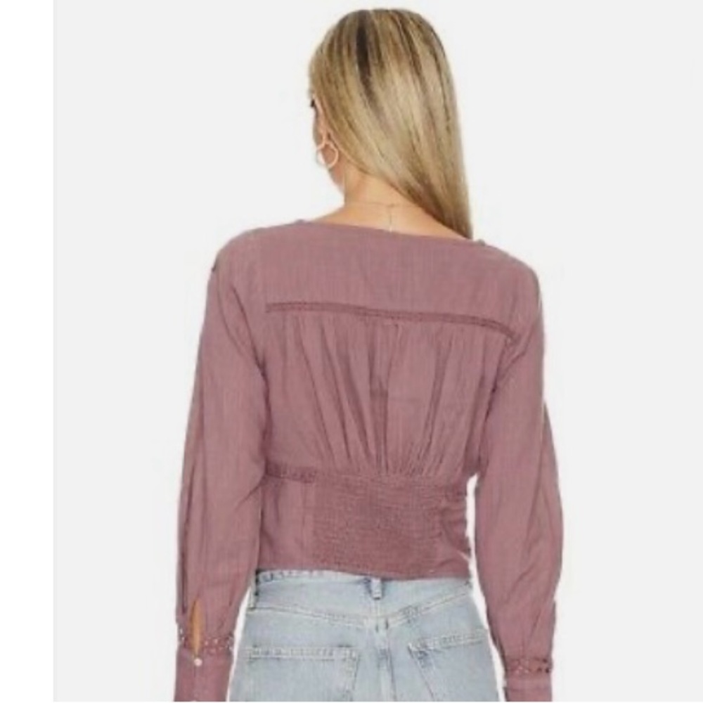 Free People Joi Blouse in Roan Rouge | medium